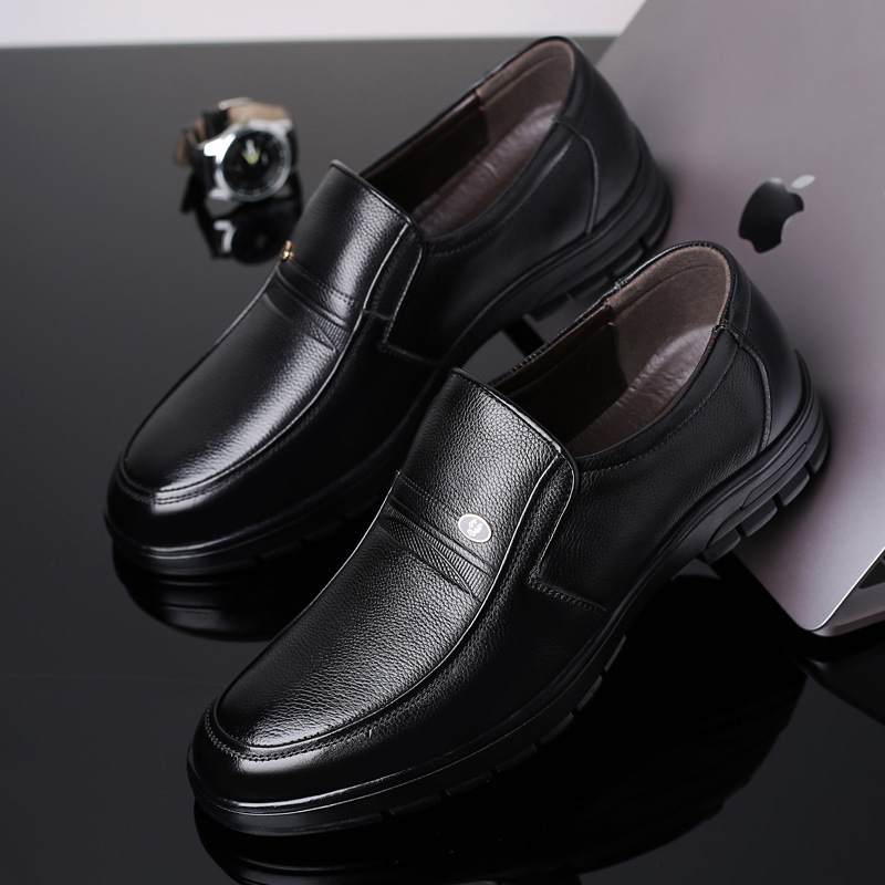 Men's Genuine Leather Fashion Casual Loafers-MENSZONES