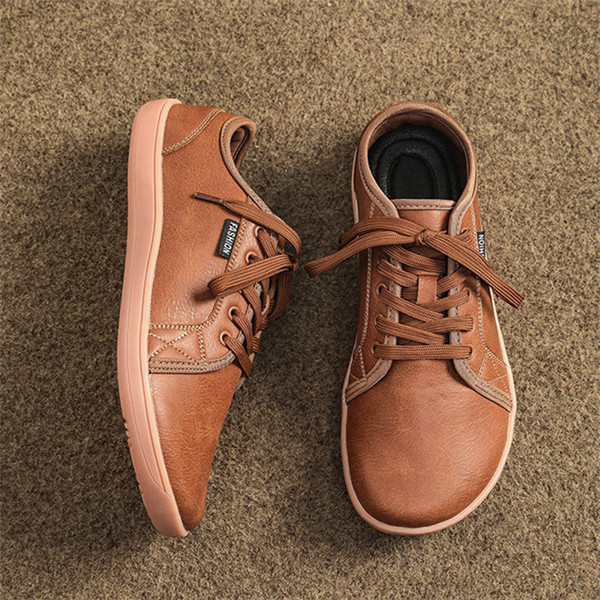 Men's genuine leather light soft sole casual shoes-MENSZONES