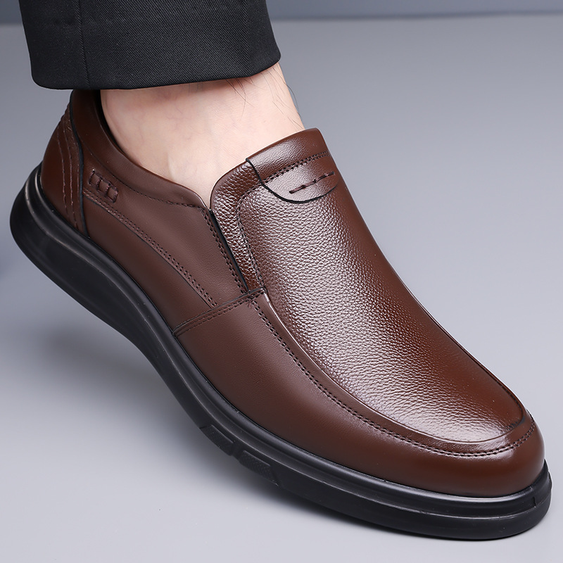 Men's Genuine Leather Loafers - Arch Support Ergonomic & Comfortable