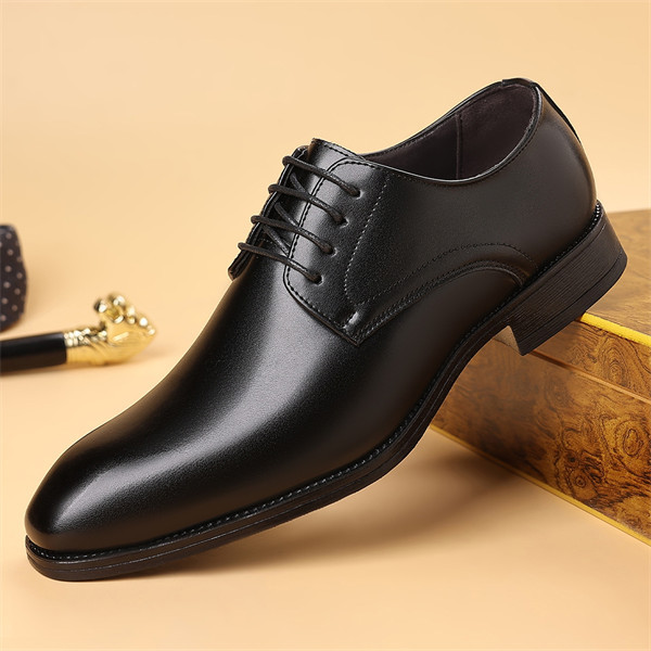 Men's leather comfortable soft sole casual business shoes