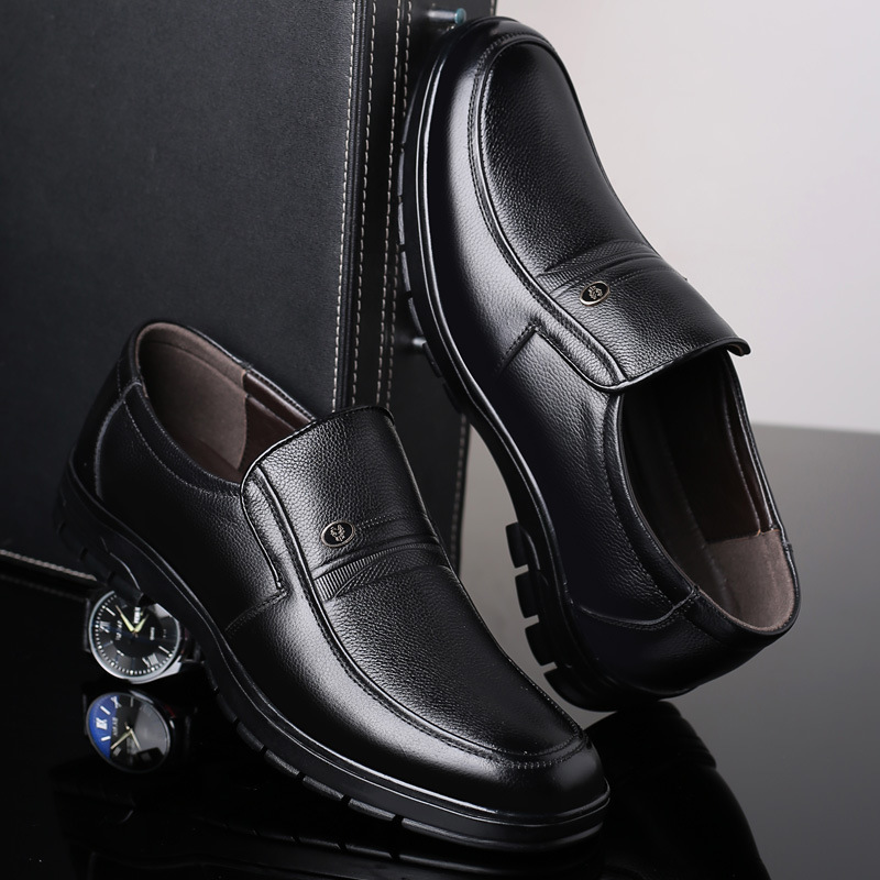 Men's Genuine Leather Fashion Casual Loafers-MENSZONES