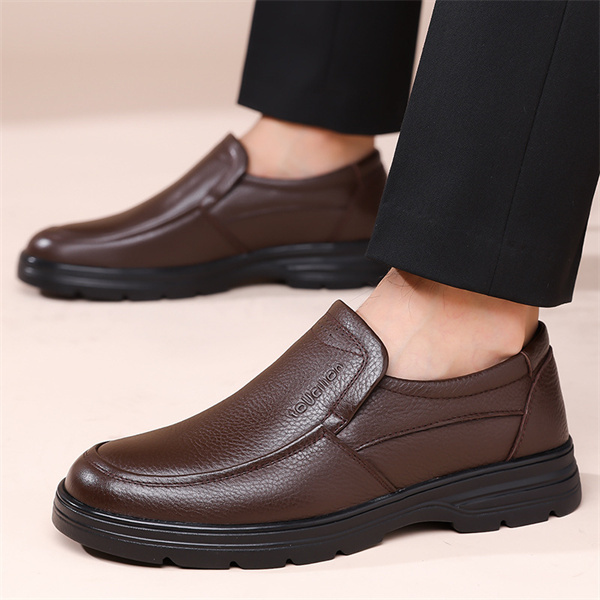 Premium Leather Men's Loafer | Handmade Slip-On Dress Shoes for Men | Genuine Leather Casual Shoes for Party Prom Wedding