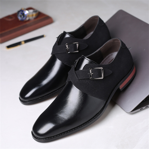 Men's leather padded non-slip loafers