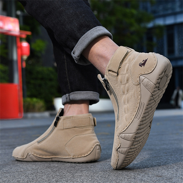 Men's suede soft-soled non-slip casual Martin boots