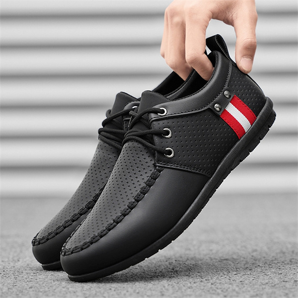 Men's genuine leather soft sole comfortable non-slip casual shoes