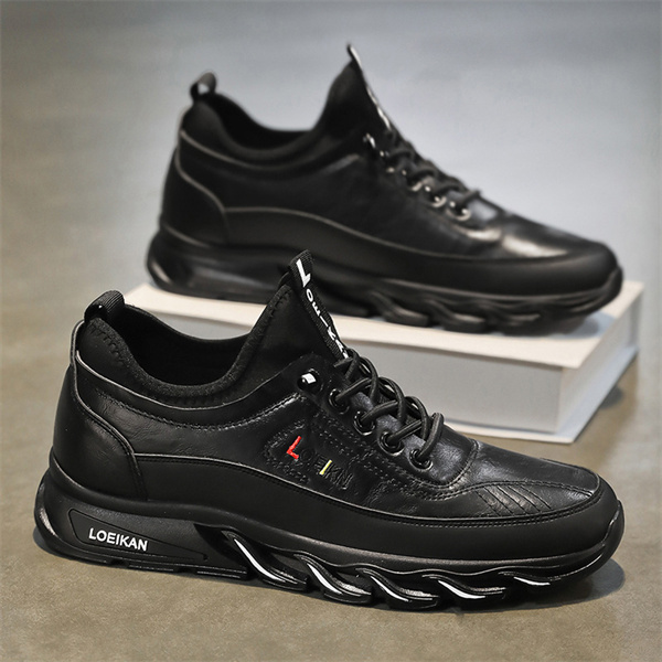 Men's genuine leather soft sole outdoor casual shoes