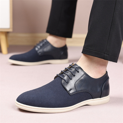 Men's suede soft-soled non-slip business casual loafers