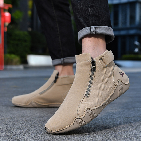 Men's suede soft-soled non-slip casual Martin boots