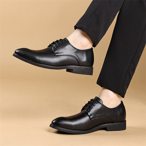 Men's leather comfortable soft sole casual business shoes