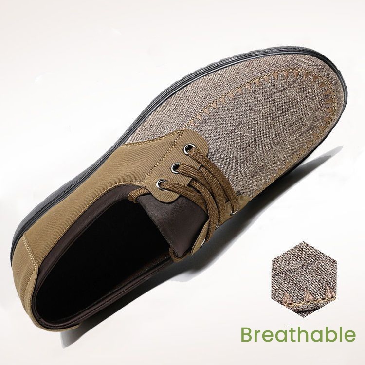 Men's Casual Lightweight Comfy Breathable Flat Slip On Loafers-MENSZONES