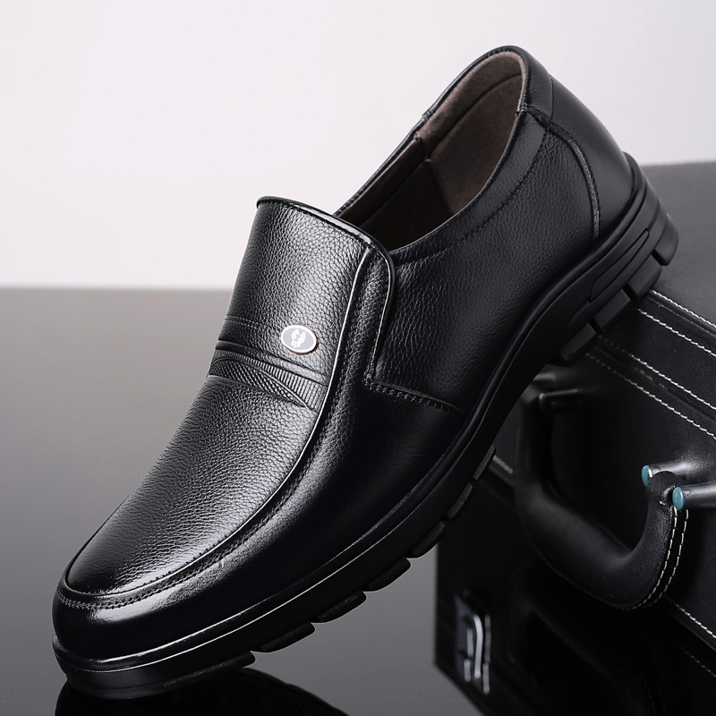 Men's Genuine Leather Fashion Casual Loafers-MENSZONES