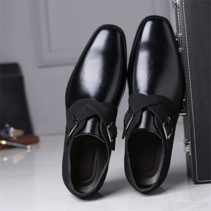 Men's leather padded non-slip loafers