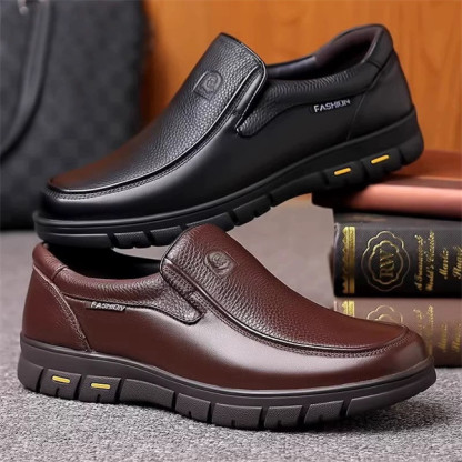 Premium Leather Men's Loafer | Handmade Slip-On Dress Shoes for Men | Genuine Leather Casual Shoes for Party Prom Wedding-MENSZONES