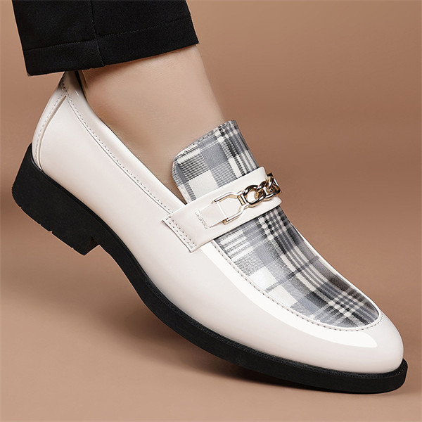 Men’s Genuine Leather Loafers | Slip-On Business Casual Shoes
