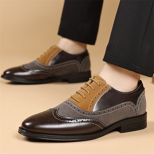 Men’s Genuine Leather Loafers | Slip-On Business Casual Shoes
