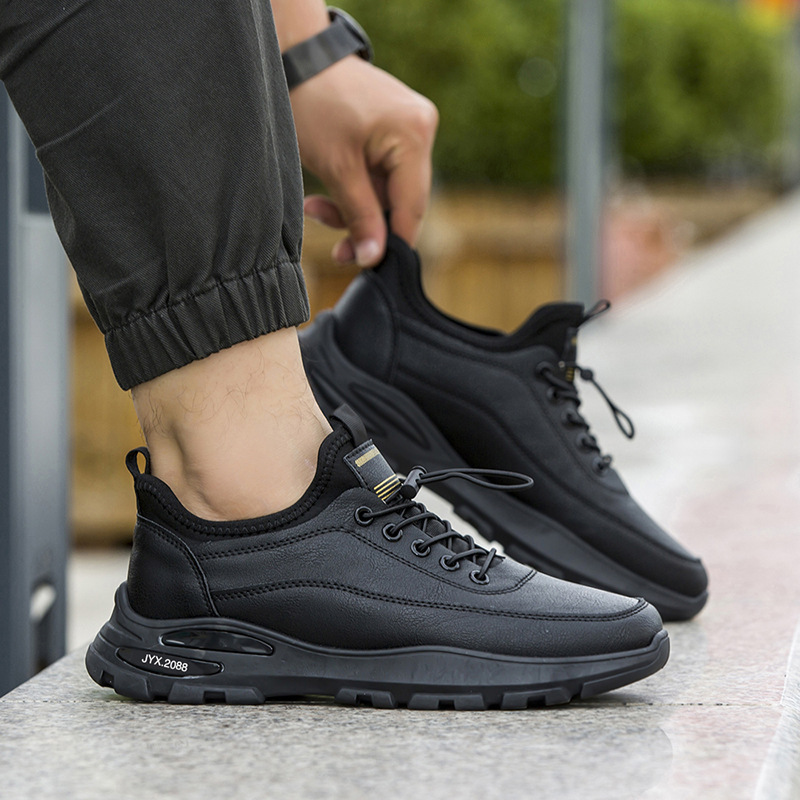 Men's Leather Casual Shoes - Ergonomic & Orthopedic Shoes With Arch Support