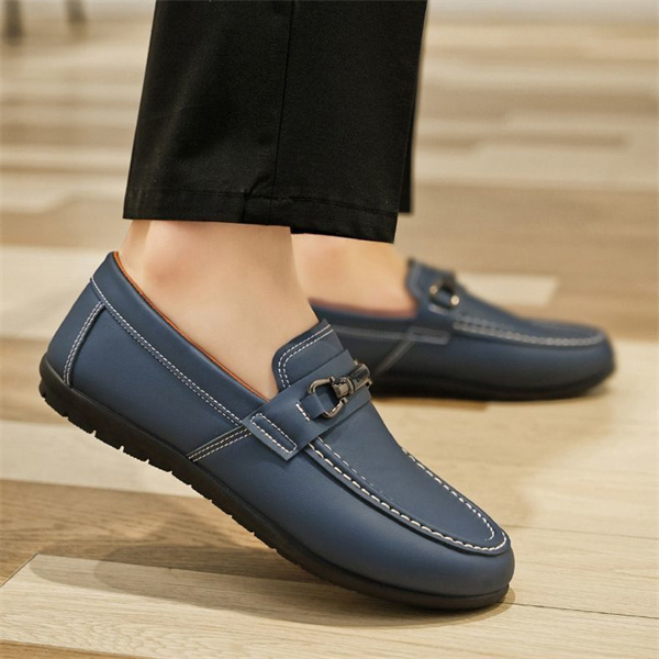 Men's genuine leather soft-soled non-slip casual loafers