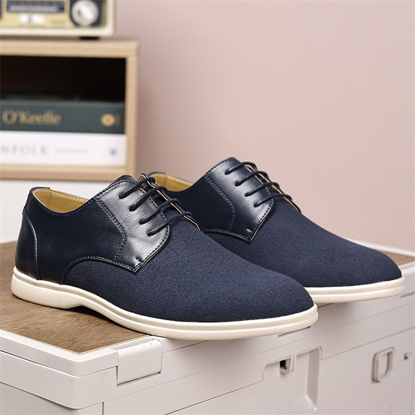 Men's suede soft-soled non-slip business casual loafers