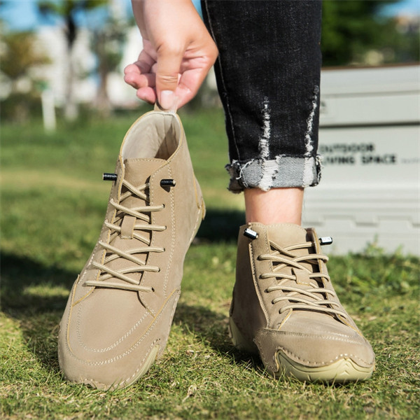 Men's genuine leather soft-soled non-slip outdoor casual shoes