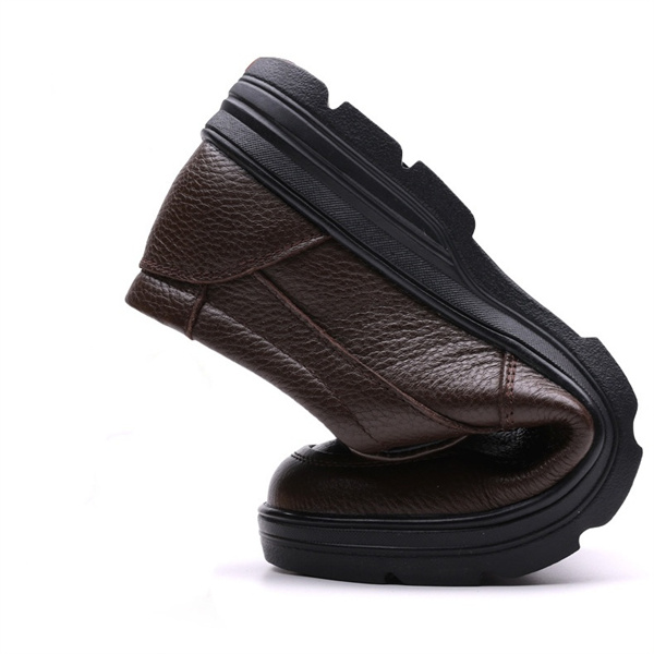 Men’s Genuine Leather Loafers | Slip-On Business Casual Shoes
