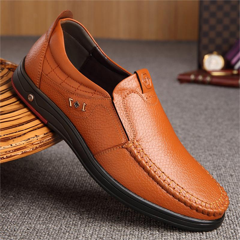 Men's Genuine Leather Loafers - Arch Support Ergonomic & Comfortable-MENSZONES