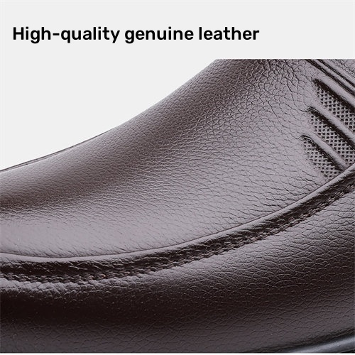 Men's Genuine Leather Fashion Casual Business Loafers-MENSZONES