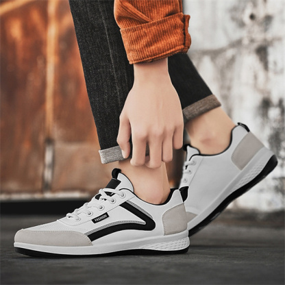 Men's genuine leather non-slip waterproof soft sole casual loafers