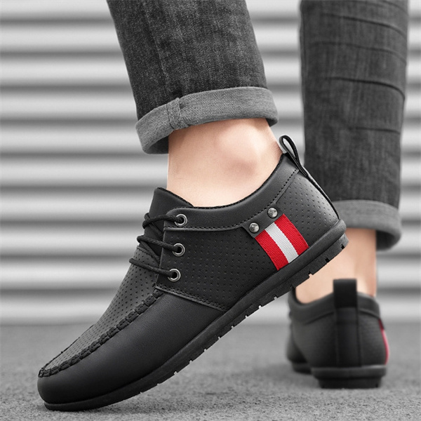 Men's genuine leather soft sole comfortable non-slip casual shoes