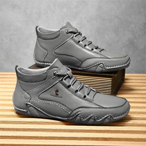 Men's Genuine Leather Non-slip Waterproof Casual Fashion Chucka Boots