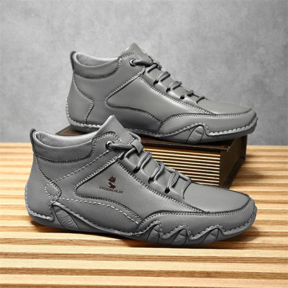 Men's Genuine Leather Non-slip Waterproof Casual Fashion Chucka Boots