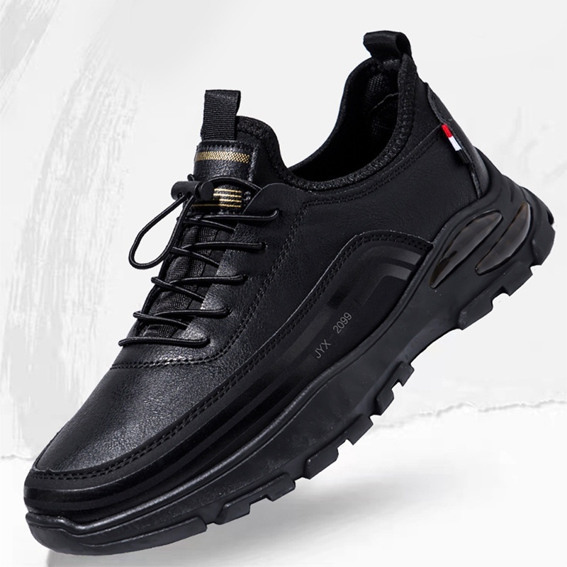 Men's Leather Casual Shoes - Ergonomic & Orthopedic Shoes With Arch Support