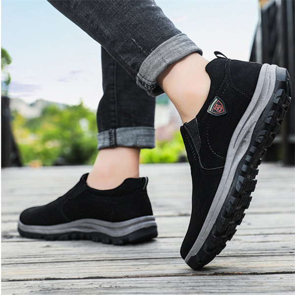 Men's leather comfortable outdoor casual shoes-MENSZONES