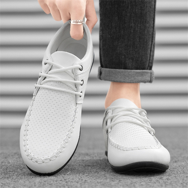 Men's genuine leather soft sole comfortable non-slip casual shoes