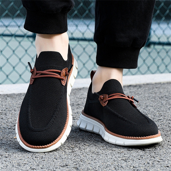 Men's lightweight breathable slip-on fashionable casual loafers