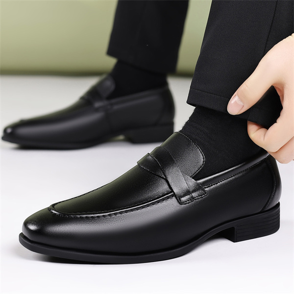 Premium Leather Men's Loafer | Handmade Slip-On Dress Shoes for Men | Genuine Leather Casual Shoes for Party Prom Wedding-MENSZONES