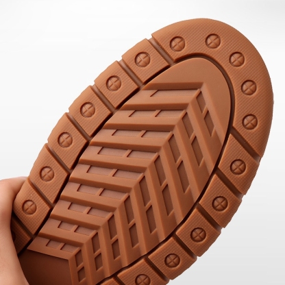 Men's genuine leather handmade soft sole casual loafers