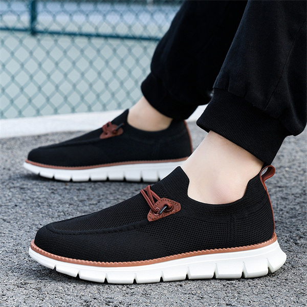 Men's lightweight breathable slip-on fashionable casual loafers