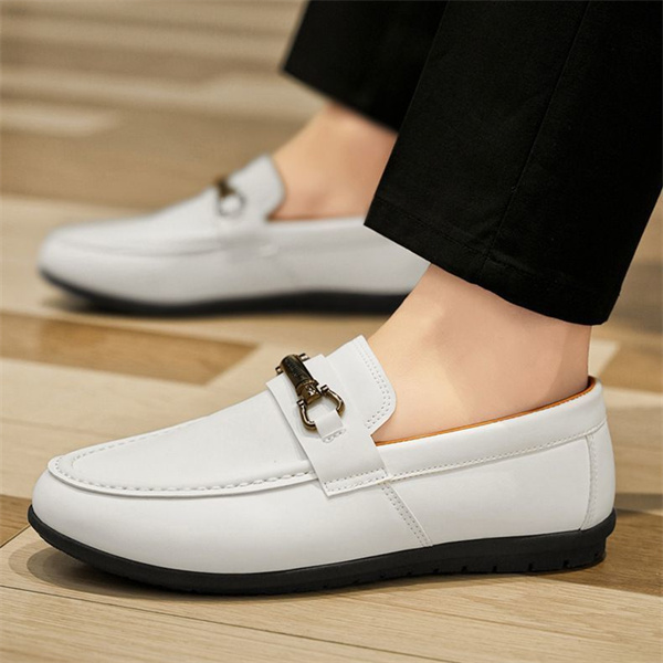 Men's genuine leather soft-soled non-slip casual loafers