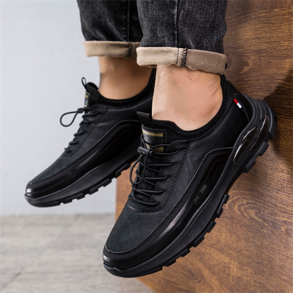 Men's Leather Casual Shoes - Ergonomic & Orthopedic Shoes With Arch Support