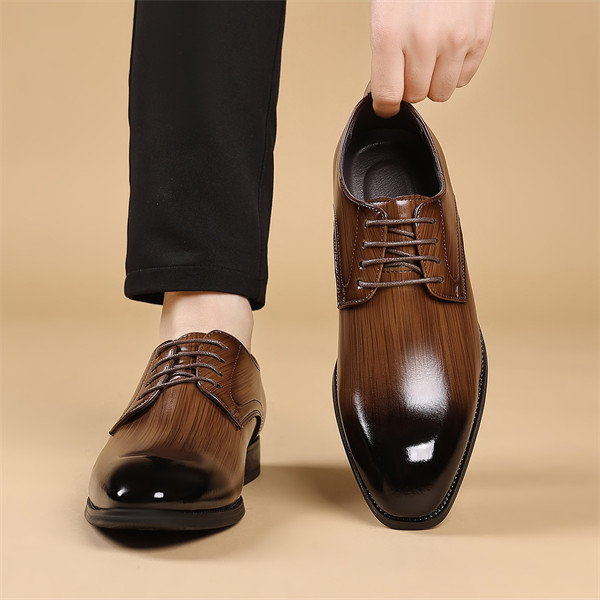 Men's leather comfortable soft sole casual business shoes