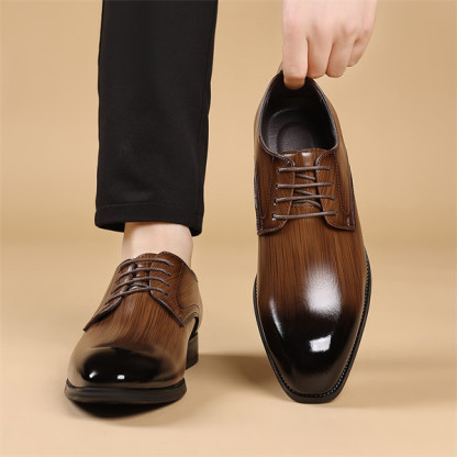 Men's leather comfortable soft sole casual business shoes