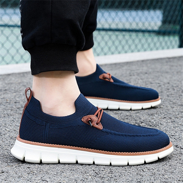 Men's lightweight breathable slip-on fashionable casual loafers