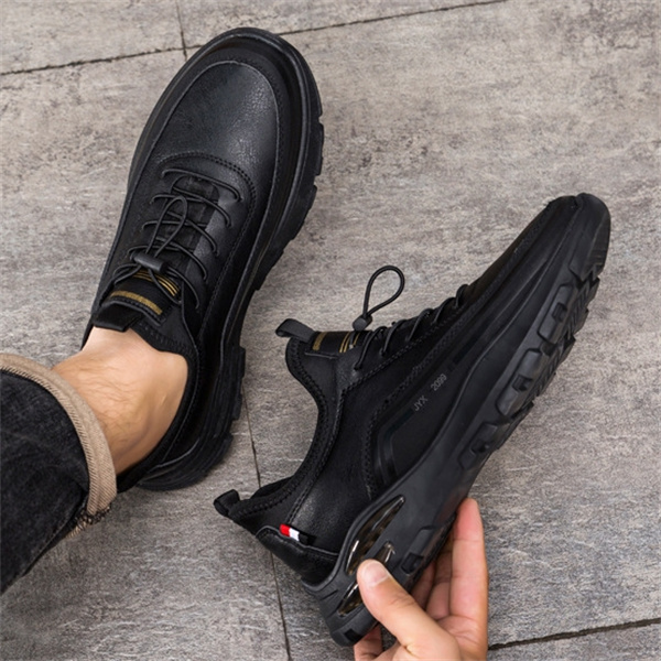 Men's Leather Casual Shoes - Ergonomic & Orthopedic Shoes With Arch Support