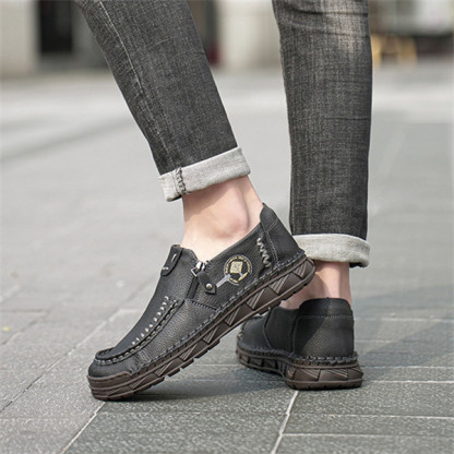 Premium Leather Men's Loafer | Handmade Slip-On Dress Shoes for Men | Genuine leather casual shoes suitable for outdoor leisure travel