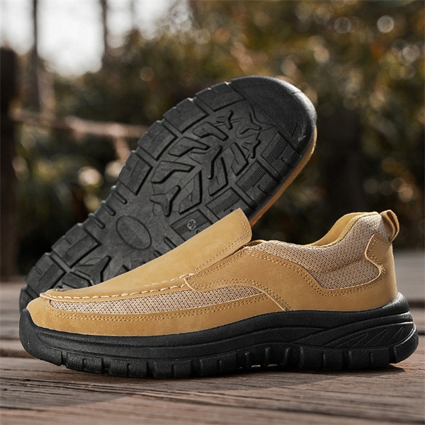 Men's leather soft sole comfortable fashion casual loafers