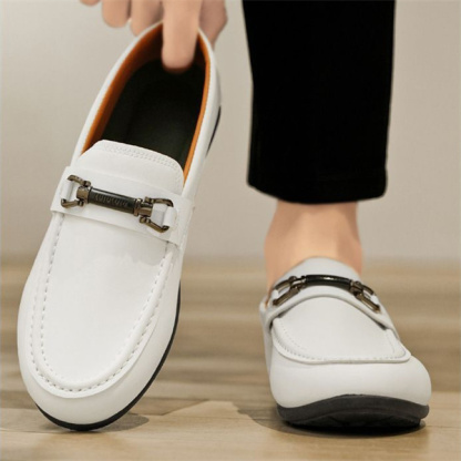 Men's genuine leather soft-soled non-slip casual loafers
