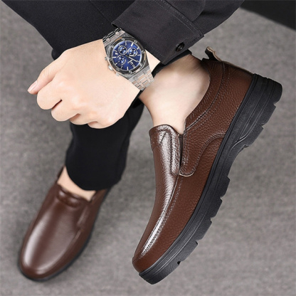 Premium Leather Men's Loafer | Handmade Slip-On Dress Shoes for Men | Genuine Leather Casual Shoes for Party Prom Wedding