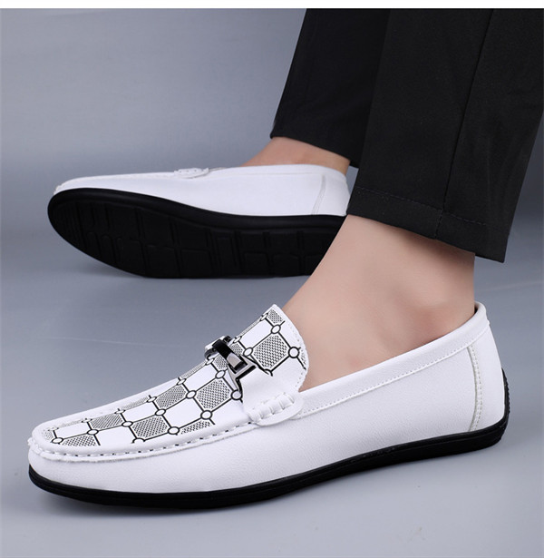 Men's Genuine Leather Lightweight Casual Loafers-MENSZONES