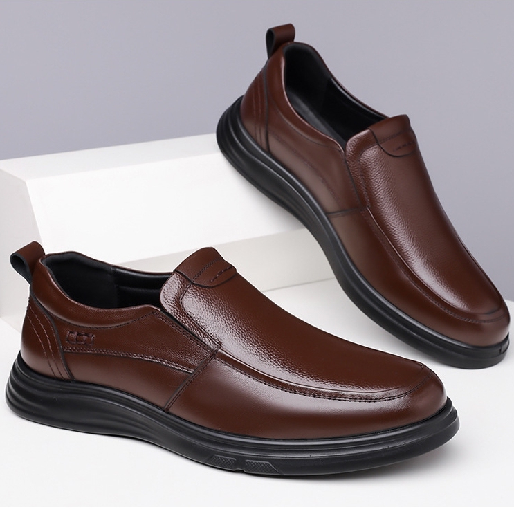 Men's Genuine Leather Loafers - Arch Support Ergonomic & Comfortable