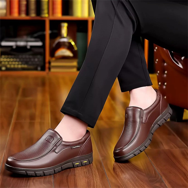 Premium Leather Men's Loafer | Handmade Slip-On Dress Shoes for Men | Genuine Leather Casual Shoes for Party Prom Wedding-MENSZONES